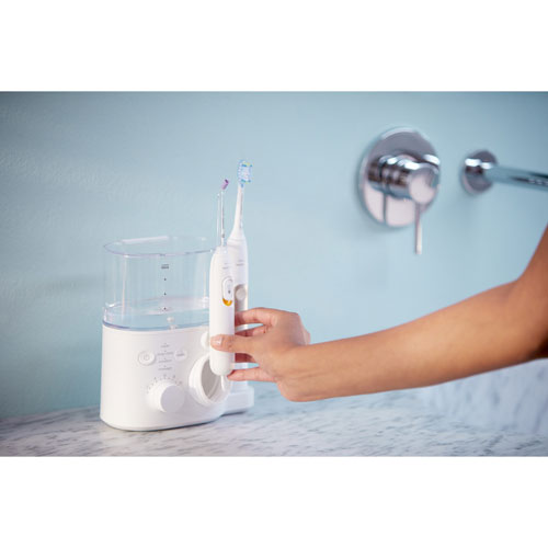 Philips Sonicare 7000 Power Flosser & Electric Toothbrush (HX3921/40) - White