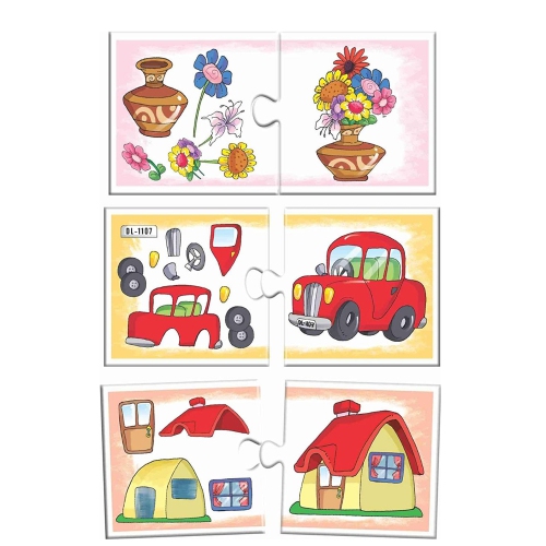 Creative's Part To Whole Puzzle Match the object to the Parts For the children 4 Yrs and above Girls, Boys