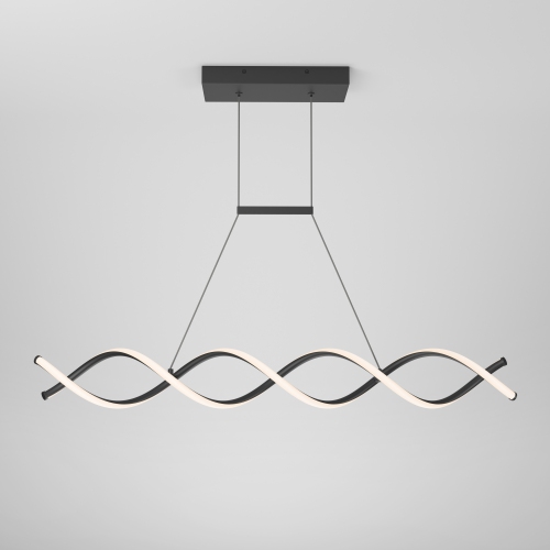 DNA Modern Pendant Light Fixture, Black