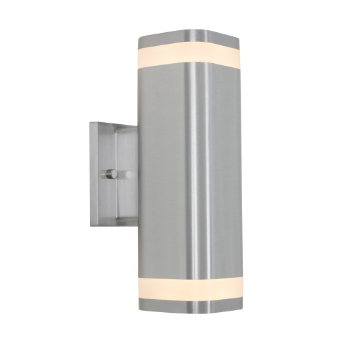 ARTIKA Mettle Modern Outdoor Wall Light, Silver An elegant light