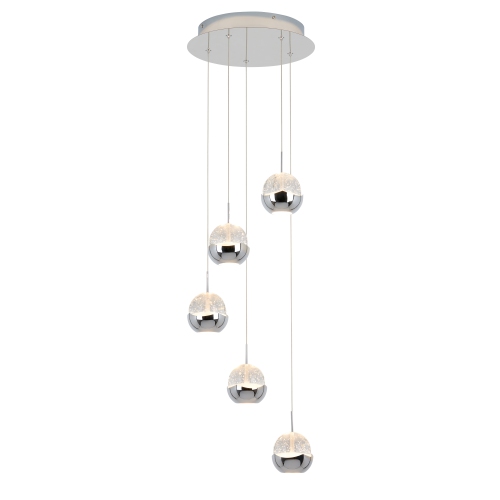 ARTIKA Oracle Modern Pendant Light Fixture, Chrome pretty lights