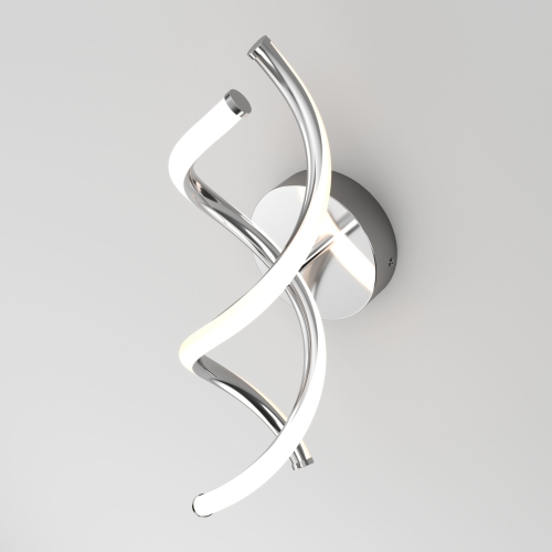 Dna Modern Sconce Light, Chrome