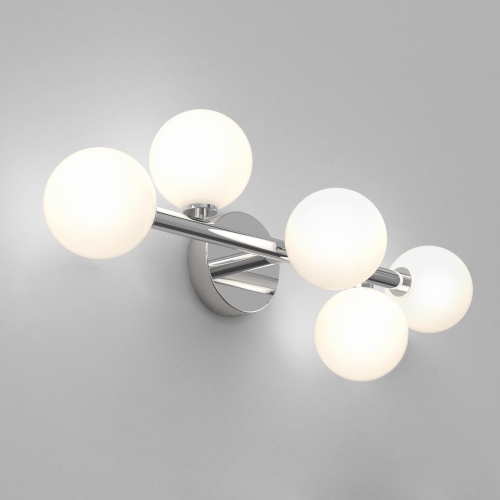 Bloom Modern Vanity Light, Chrome
