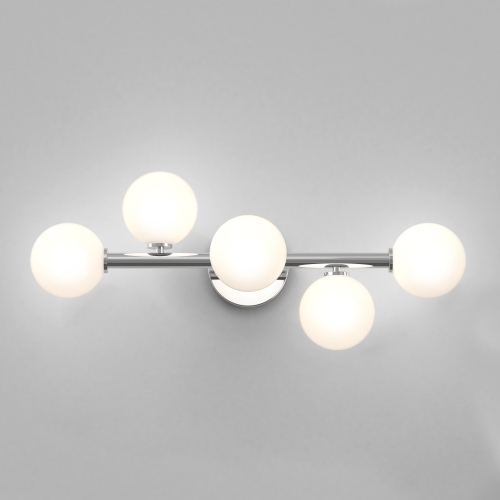 Bloom Modern Vanity Light, Chrome
