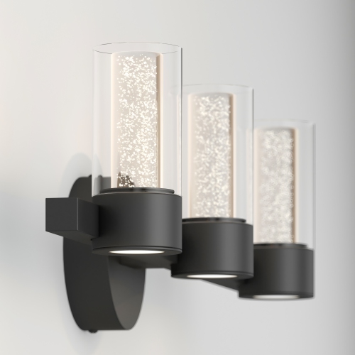 Novello Modern Vanity Light, Black