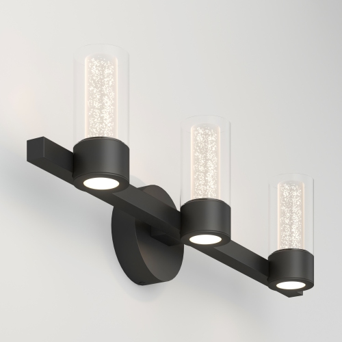 Novello Modern Vanity Light, Black