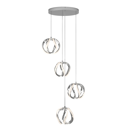 ARTIKA  Vivaldi Modern Pendant Light Fixture, Chrome