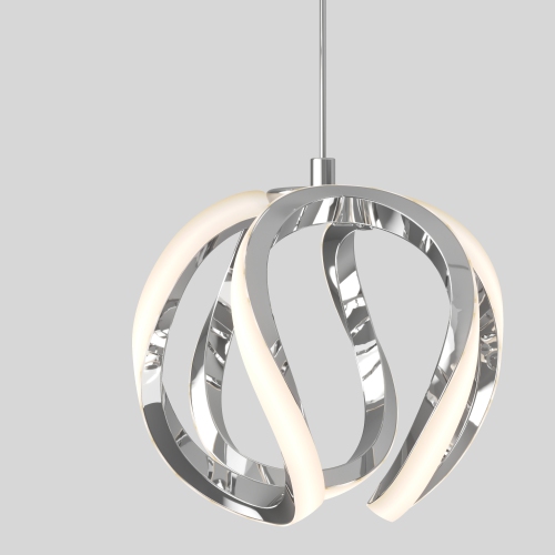 Vivaldi Modern Pendant Light Fixture, Chrome
