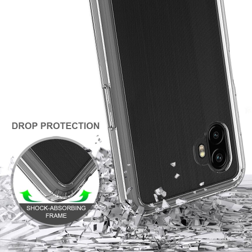Coque fine antichoc Crystal Clear pour téléphone Samsung Galaxy Xcover 6 Pro, coque en acrylique avec protection globale complète, pare-chocs et