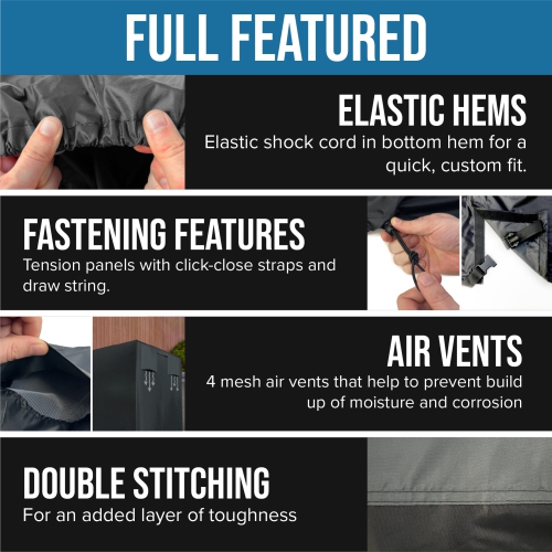 Housse pour climatiseur extérieur North East Harbor pour unités extérieures housse c.a. pour unité extérieure imperméable robuste 600 deniers pour