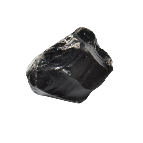Bouteille d’eau en bambou infusée de cristal de Shiva - obsidienne