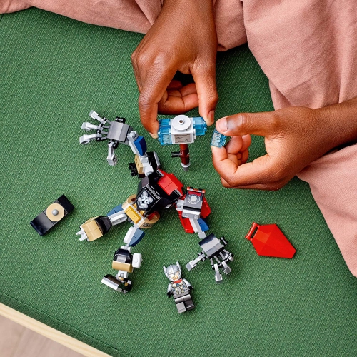 LEGO Marvel Avengers : L’armure mécanique de Thor - Ensemble de construction de 139 pièces [LEGO, no 76169, 7 ans et plus]