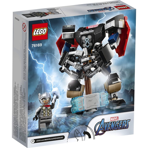 LEGO Marvel Avengers : L’armure mécanique de Thor - Ensemble de construction de 139 pièces [LEGO, no 76169, 7 ans et plus]