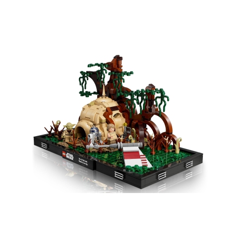 LEGO Star Wars&nbsp;: Diorama d'entraînement des Jedi de Dagobah - Ensemble de construction de 1000 pièces [LEGO, #75330]