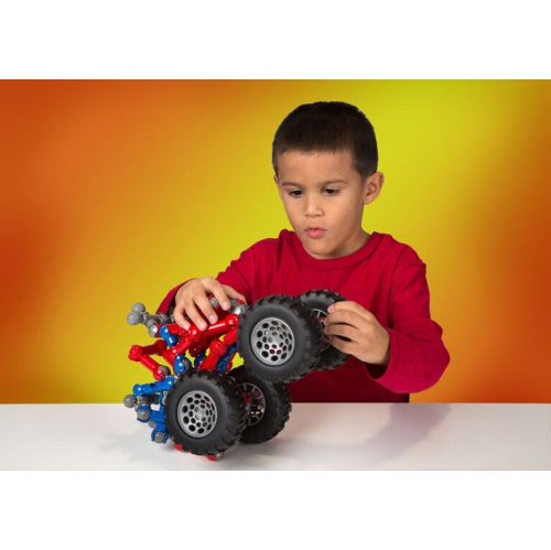 Ensemble de conception de voiture Zoobmobile Racerz de ZOOB Système de modélisation de construction - Ensemble de construction de 88 pièces