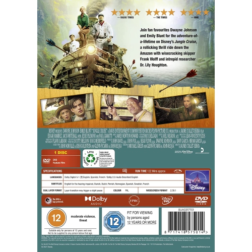 Disney's Jungle Cruise [DVD]