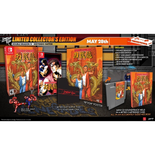 Double Dragon IV - Collector's Edition - Limited Run #107 [Nintendo Switch]
