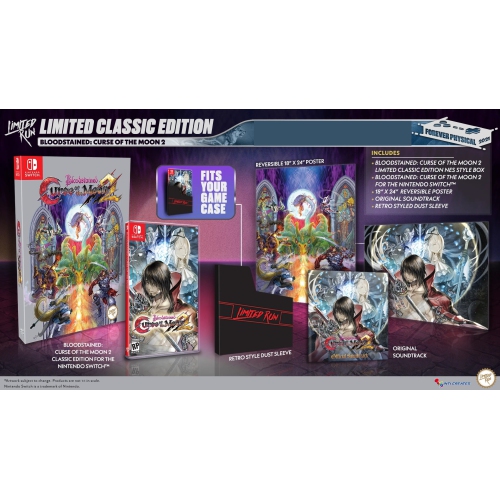 Bloodstained Curse of the Moon 2 Classic Edition Limited Run 98 Nintendo Switch Best Buy Canada