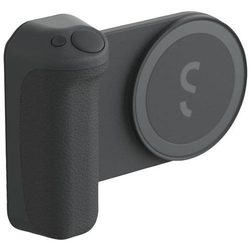 ShiftCam SnapGrip Magnetic Smartphone Battery Grip - Midnight Black