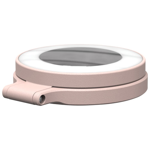 ShiftCam SnapLight Magnetic LED Ring Light - Chalk Pink