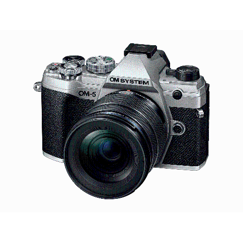 OM System OM-5 Mirrorless Camera with 12-45 lens Silver
