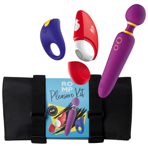 ROMP Special Edition Pleasure Kit - Red/Blue/Purple