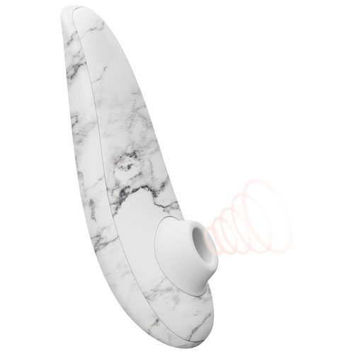 Womanizer Classic 2 Marilyn Monroe Special Edition Pleasure Air Stimulator - White Marble