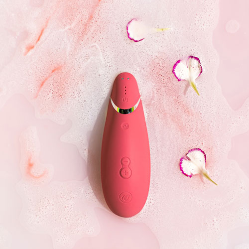 Womanizer Premium 2 Pleasure Air Stimulator - Raspberry