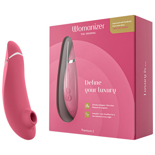 Womanizer Premium 2 Pleasure Air Stimulator - Raspberry