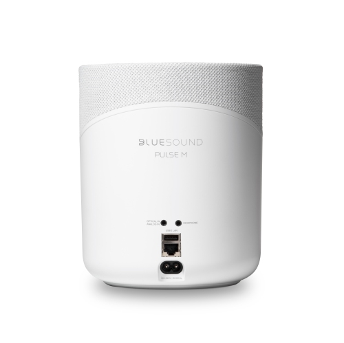 Bluesound Pulse M Omni-Hybrid Wireless Music Streaming Speaker with Bluetooth - White - Compatible with Alexa and Siri
