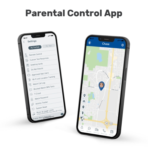 TickTalk 4 Unlocked 4G LTE Kids Smart Watch Phone with GPS Tracker, Combines Video, Voice and Wi-Fi Calling, Messaging & 2x Cameras - Laser Pink