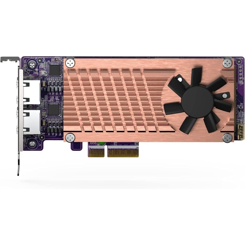 QNAP QM2-2P2G2T2 x PCIe Gen3 M.2 NVMe SSD & 2 x 2.5GbE Port Expansion Card to Enhance Performance