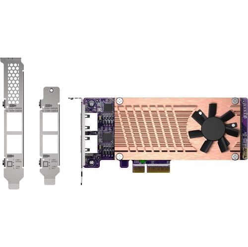 QNAP QM2-2P2G2T2 x PCIe Gen3 M.2 NVMe SSD & 2 x 2.5GbE Port Expansion Card to Enhance Performance