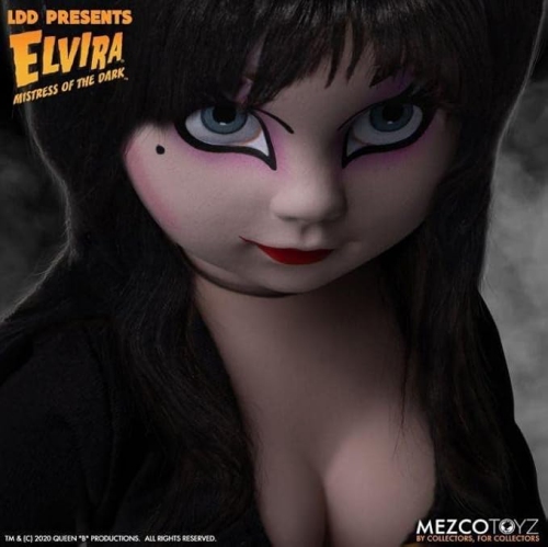 Mezco Toyz Living Dead Dolls: Elvira - Mistress of the Dark 10" LDD Figure