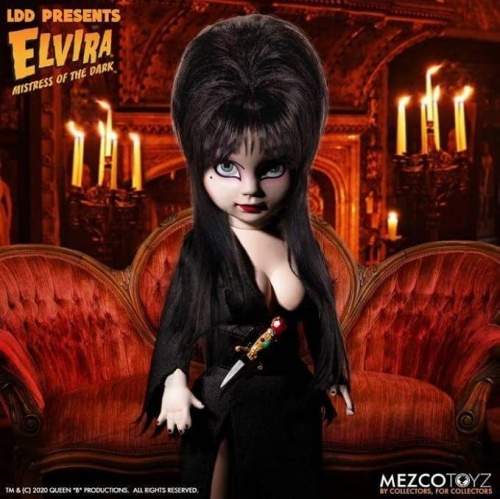 Mezco Toyz Living Dead Dolls: Elvira - Mistress of the Dark 10" LDD Figure