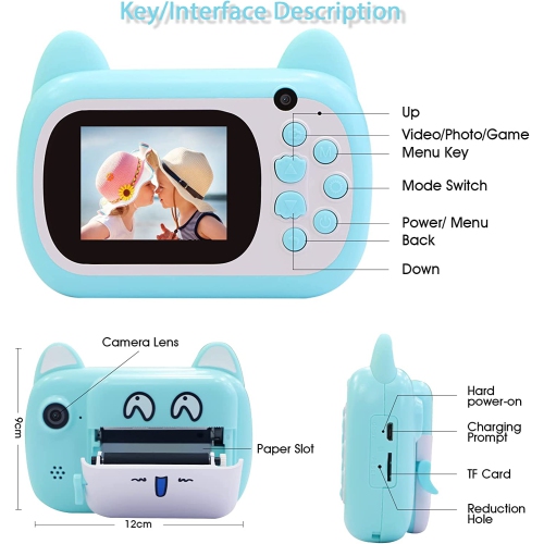1000X Handheld Digital Microscope for Kids – 2" IPS Screen, HD Portable Mini USB Microscope Camera, PC Compatible, Educational Science Fun Gift for