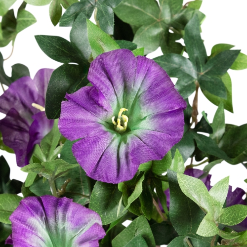 Petunia Artificial Floral Bush Spray - 20" - Purple