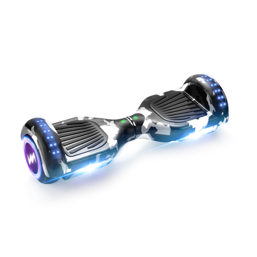 WEELMOTION CAMO Hoverboard with Music Speaker and LED Front Lights
