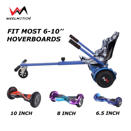 WEELMOTIONB NAVY Hoverboard go Kart Attachment Adjustable Hoverboard go Kart Hoverboard seat attachments for All Ages Hoverboard Kart Attachment for