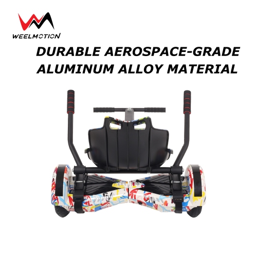 WEELMOTIONB HIPHOP Purple Hoverboard go Kart Attachment Adjustable Hoverboard go Kart Hoverboard seat attachments for All Ages Hoverboard Kart