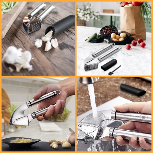 Stainless Steel Garlic Press