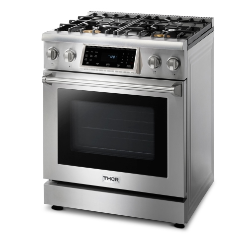Thor Kitchen 30 Inch Tilt Panel Professional Gas Range - Model TRG3001