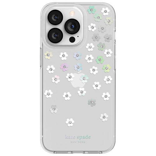 kate spade new york Fitted Hard Shell Case for iPhone 13 Pro - Scattered Flowers