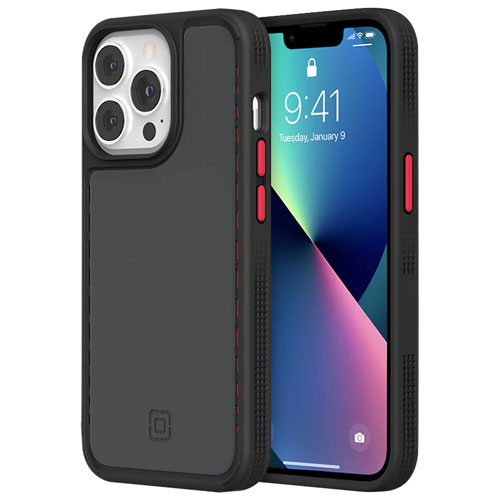 Incipio Optum Fitted Hard Shell Case for iPhone 13 Pro - Black/Red