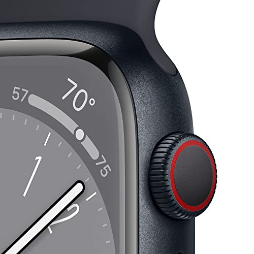 Apple Watch Series 8 [GPS + Cellular 45mm] Smart Watch w/ Midnight 