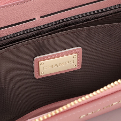 CHAMPS RFID Zip-around wallet