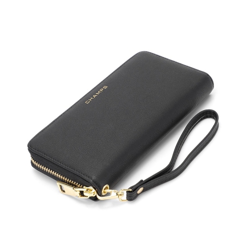 CHAMPS RFID Zip-around wallet