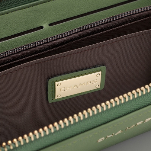CHAMPS RFID Zip-around wallet