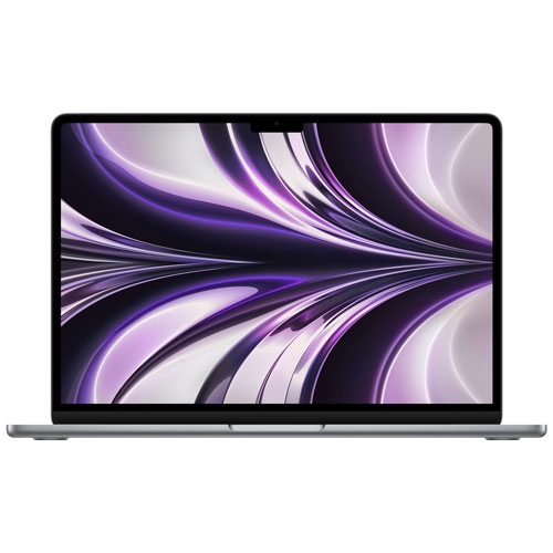 Open Box - Apple MacBook Air 13.6" w/ Touch ID -Space Grey (Apple M2 Chip /512GB SSD /8GB RAM) -Fr