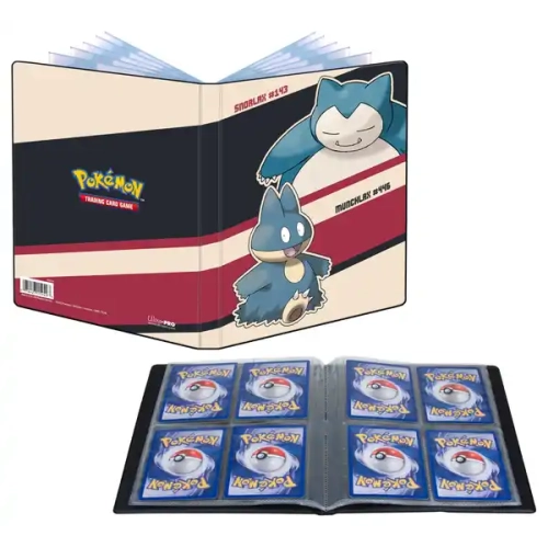 Ultra Pro Pokemon 4-Pocket Portfolio: Snorlax & Munchlax Portfolio Album, Binder